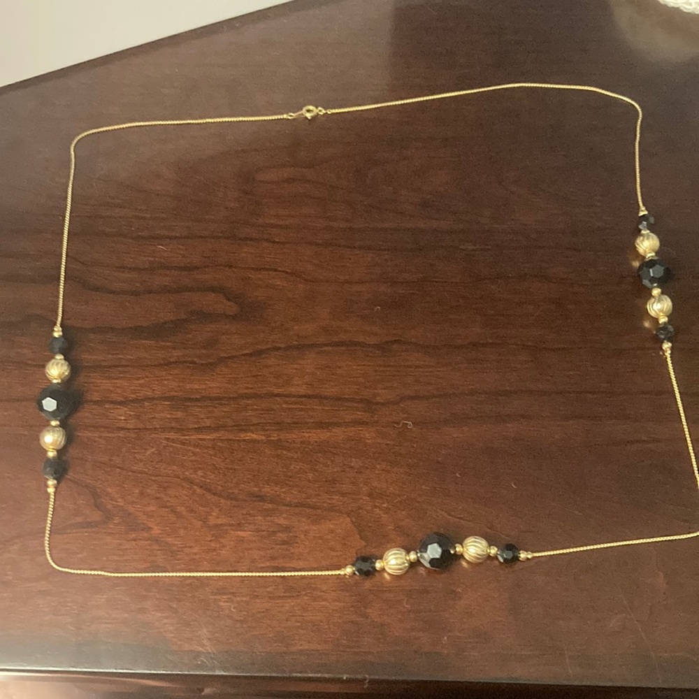 Long beaded necklace